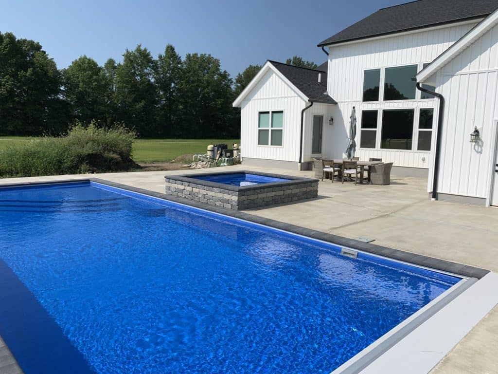 Inground Pool Installation by Prime Outdoor Living near Columbus, OH