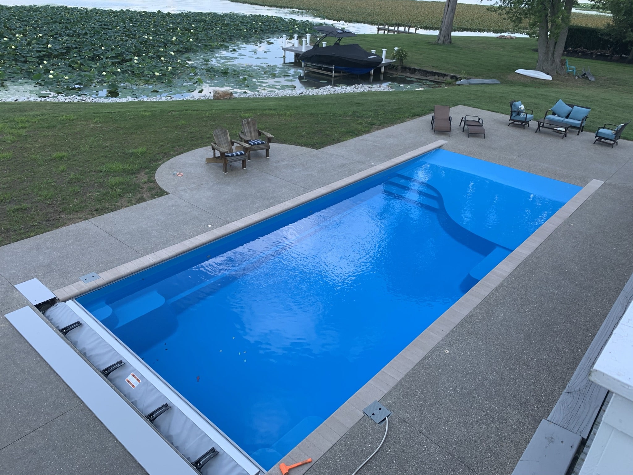Inground Fiberglass Pool Installation around Columbus, OH