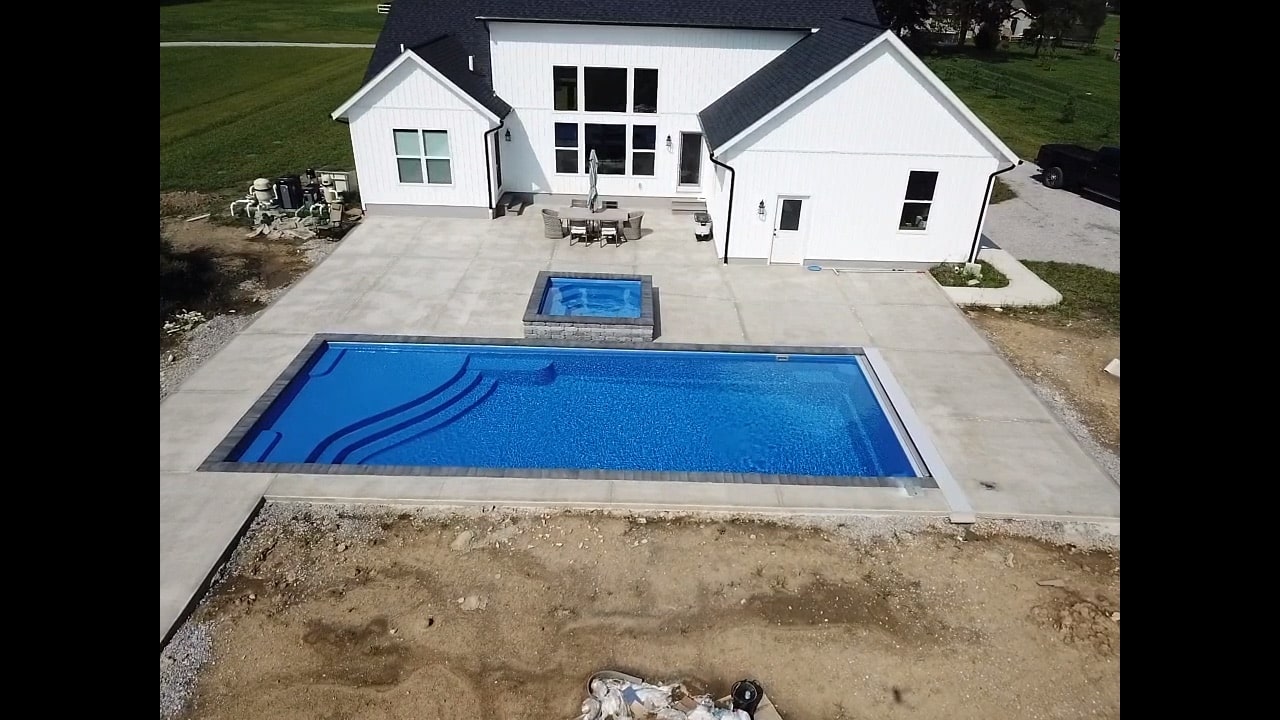 Custom Inground Pools by Prime Outdoor Living near Columbus, Ohio